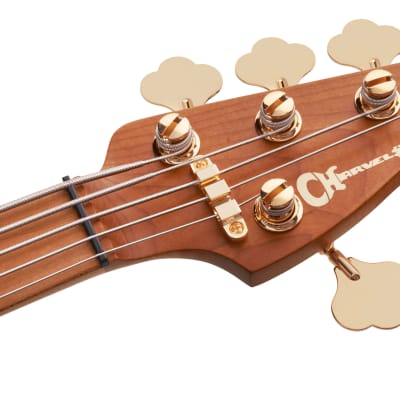 CHARVEL - Pro-Mod San Dimas Bass JJ V  Caramelized Maple Fingerboard  Candy Apple Red - 2965079509 image 7