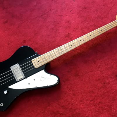 Greco thunderbird bass 80's custom black image 1