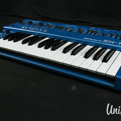 Roland SH-101 Blue Vintage Monophonic Analogue Synthesizer W/ Soft Case image 3