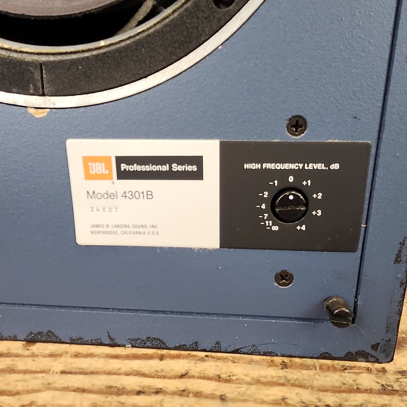 JBL Model 4301B ペア　CONTROL MONITOR JBL Model 4301B Control Monitor Speakers (Pair)-Project | Reverb