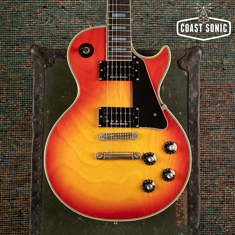 1978 Greco EG-500C Les Paul Custom Made in Japan Cherry Sunburst w