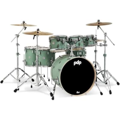 PDP PDCM2217SF Concept Maple 7x8/8x10/9x12/12x14/14x16/18x22/5.5x14" 7pc Shell Pack with Chrome Hardware