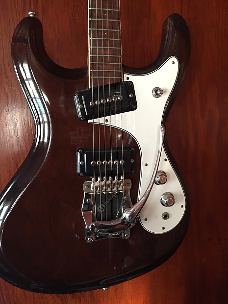 Firstman Mosrite Avenger late 60'- 70'? Walnut | Reverb