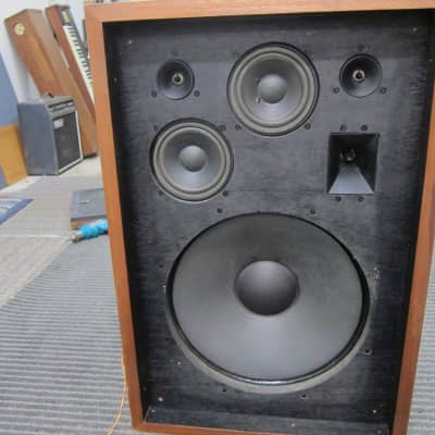 Pr Pioneer CS-63DX Vintage Speakers 4 Way, 6 Drivers, 15" Woofer, Horn Tweeter, Walnut Veneer, Ex So imagen 8