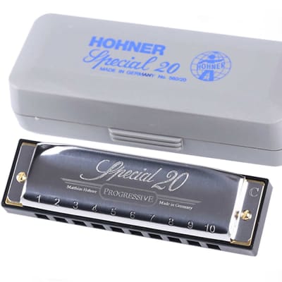 Hohner 560PBX-C Progressive Series 560 Special 20 Harmonica - Key of C image 2