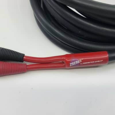 Pair Of Monster Cable Z Series Z1R Reference cable. 15 feet Very Good Condition image 3