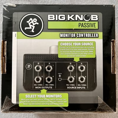 Mackie Big Knob Passive Monitor Controller 2017 - Present - Black image 2