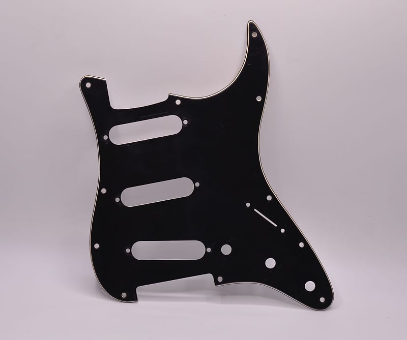 1978-1979 Vinage Fender Stratocaster PICKGUARD Black Original 1970's Strat 1973 1974 1975 1976 1977 image 1