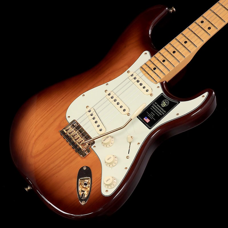 Fender 75th Anniversary Commemorative Stratocaster 2 Color Bourbon