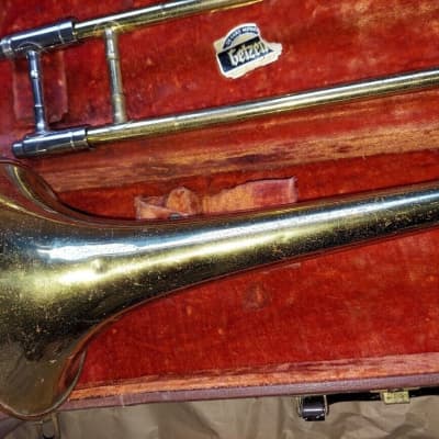 Antique 50 Deluxe Getzen Trombone, Good Condition image 6