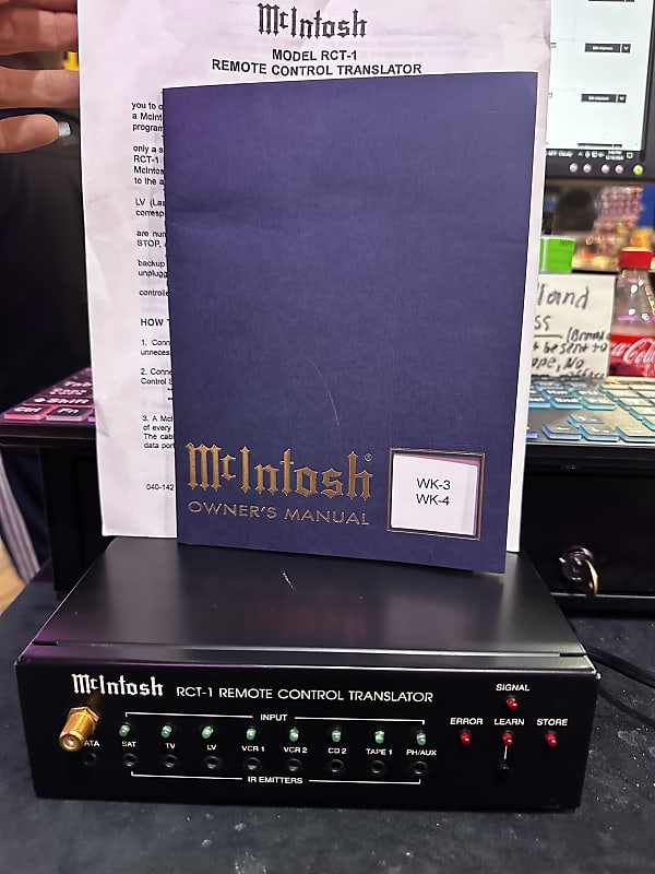 McIntosh RCT-1 Remote Control Translator  			