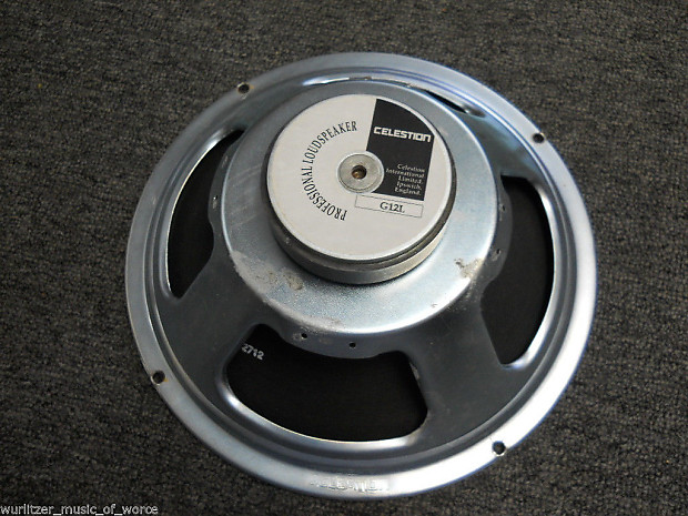Celestion G12L 35-Watt 12" 8 Ohm Speaker (B)  Silver image 1