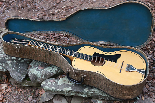 Rare United Guitar Company US Strad Parlor Guitar 1950 Natural