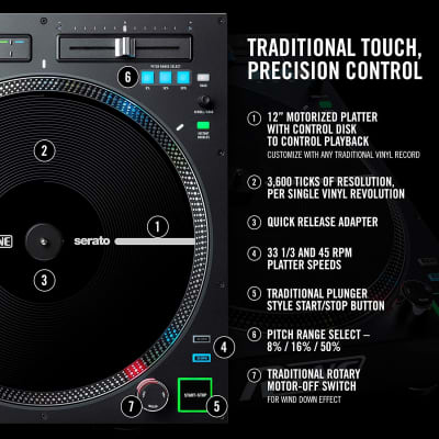 Rane DJ Twelve MKII 12” Multi-platform 12" Motorized Turntable & Midi Controller image 3