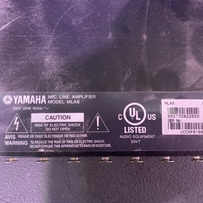 Yamaha MLA8 8-channel Preamplifier image 2
