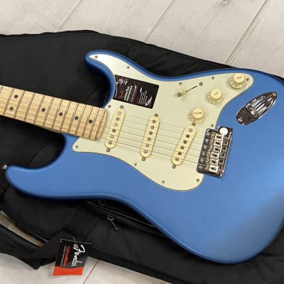 Fender American Performer Stratocaster MN Satin Lake Placid Blue New Unplayed Auth Dealer 7lbs 3oz image 8