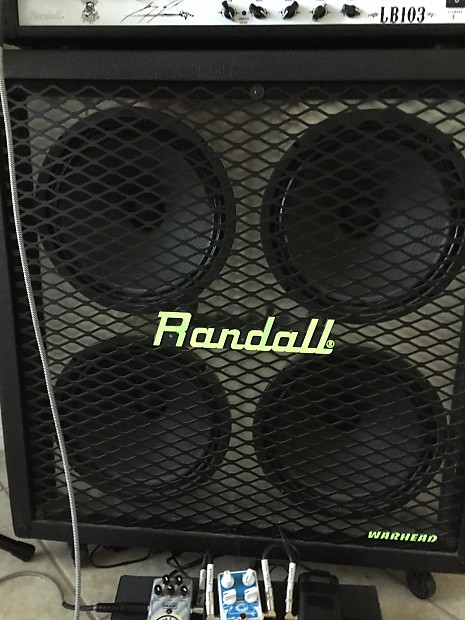 Randall Warhead 4x12 cabinet Black image 1