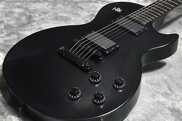 Gibson USA Les Paul Gothic II Satin Black | Reverb