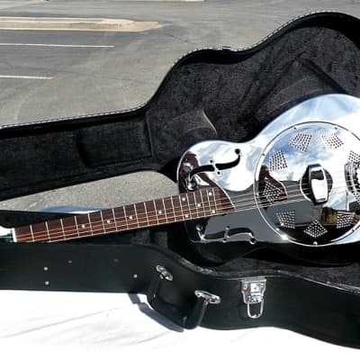 REGAL RC-2 Reso Resonator Round Neck Acoustic Guitar w Hardshell Case - Mint Cond - Free Shipping image 1