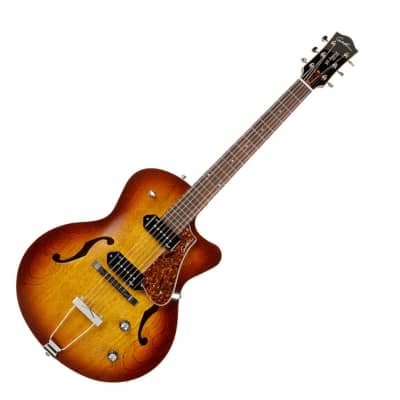 Godin 5th Avenue CW Kingpin II Cognacburst Electric Guitar with case Hollowbody Cognac Burst image 1