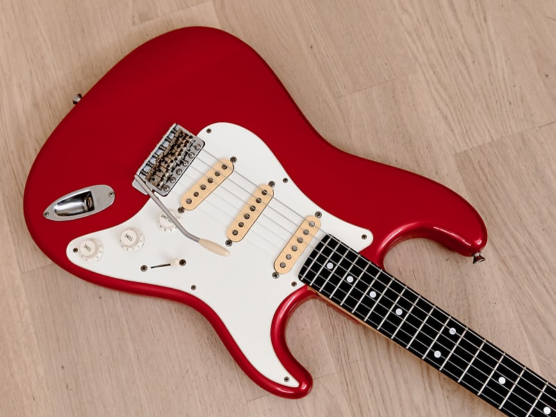 1991 Fender Stratocaster Model ST-500VR Candy Apple Red, Japan MIJ Fujigen