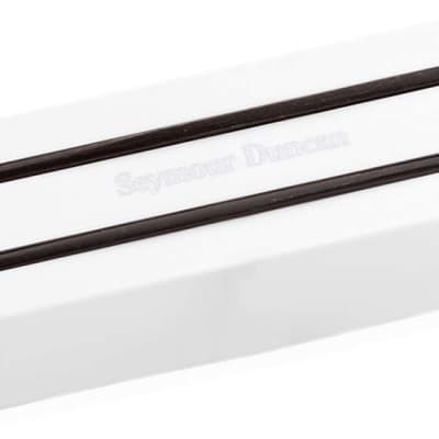 Seymour Duncan SCR-1b Cool Rails Strat Bridge Pickup, White image 1