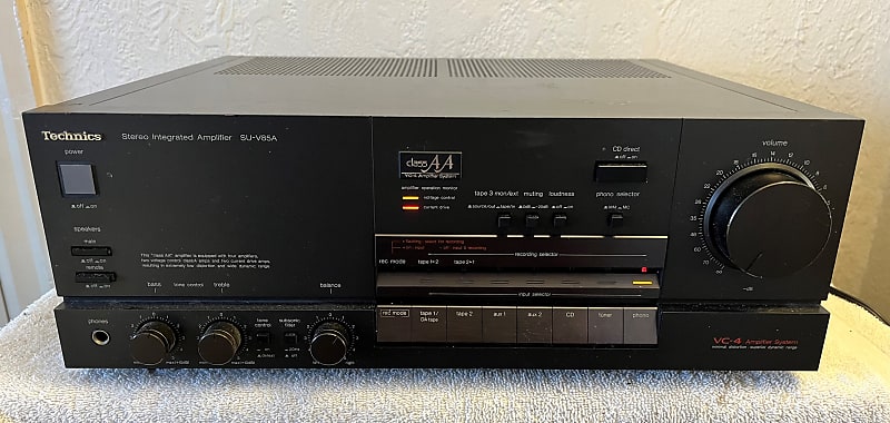 Technics SU-V85A Stereo Integrated Amp-Class AA- VC-4 Amp
