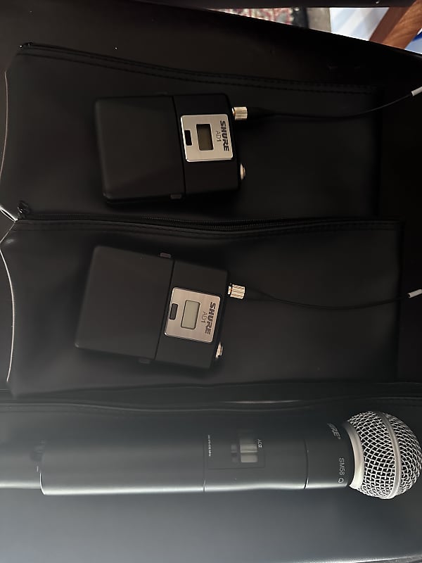 Shure AD1 x 2 AD2-SM58 2021 - metal handheld and bodypacks | Reverb