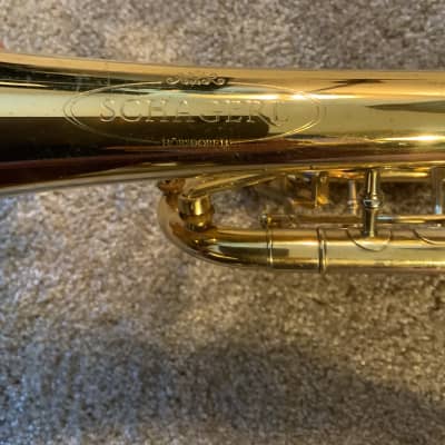 Schagerl Horsdorf Heavy Gold-Plated C Trumpet image 3