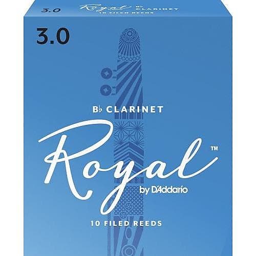 Rico Royal Bb Clarinet Reeds - 3.5 / Box of 10 image 1
