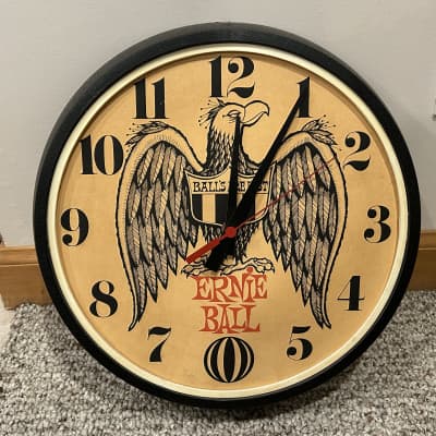 Ernie Ball Eagle Logo Clock for sale