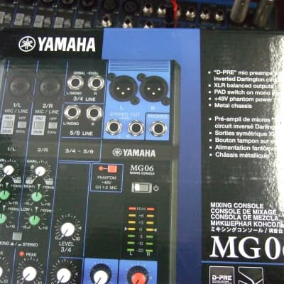 Yamaha  MG06 Mixer 2022 image 4