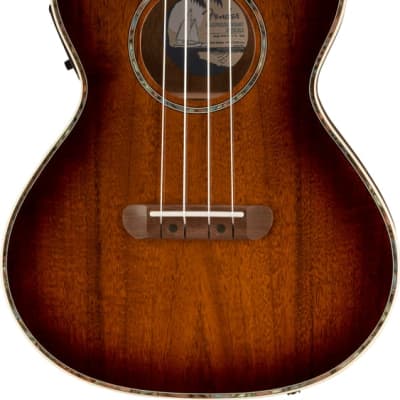 Fender Montecito Tenor Ukulele. Walnut Fingerboard, Shaded Edge Burst image 1