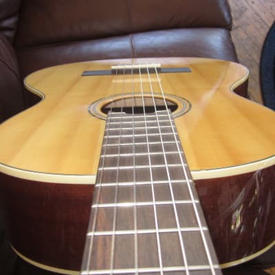 Austin AA45C Parlor Classical Acoustic Guitar Natural image 8