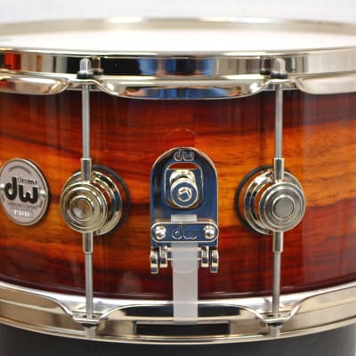 DW 22/13/16/6.5" Santa Monica Series  Drum Set - Rare Padouk #1 Of 1 image 9