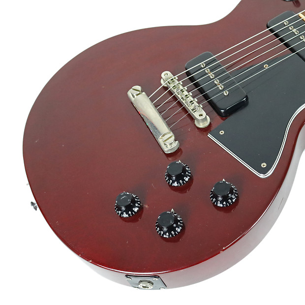 1995 Gibson Les Paul Special Electric Guitar Wine Red Finish