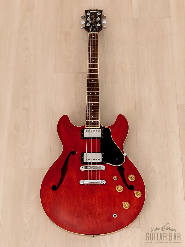 1978 Yamaha SA700 Super Axe Vintage Semi-Hollow Guitar Persimmon Red