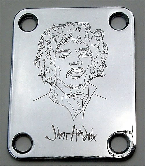 GUITAR NECK PLATE Custom Engraved Etched Fits Fender Reverb UK