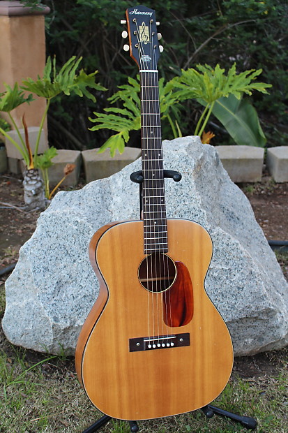 Harmony H-162 Acoustic Guitar | Natural image 3