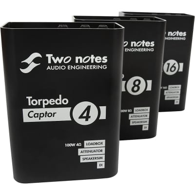 Two Notes AUDIO ENGINEERING Torpedo Captor Loadbox/Attenuator/DI Regular Black 16 Ohm image 6