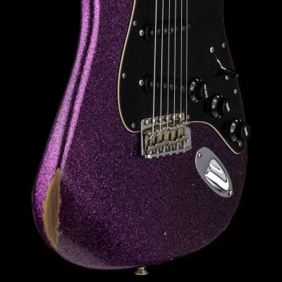 Fender Custom Shop Empire 67 Stratocaster Relic - Magenta Sparkle #74770 image 6