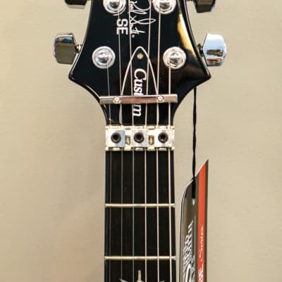 PRS SE Custom 24 Floyd Rose Left-Handed Electric Guitar - Charcoal Burst image 3