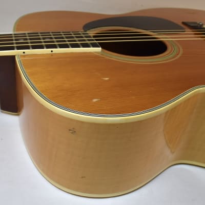 1976 Alvarez 5038 Blond Flame Maple Acoustic Guitar • Japan • Excellent image 8