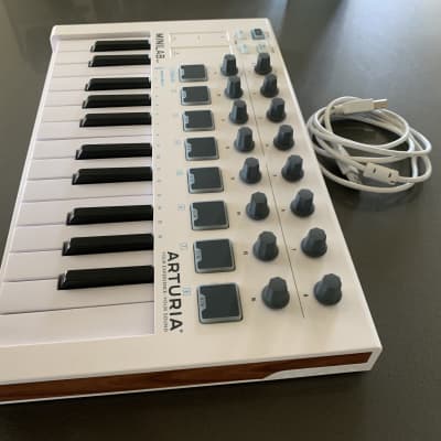 Arturia MiniLab MkII 25-Key MIDI Controller 2017 - Present White image 2