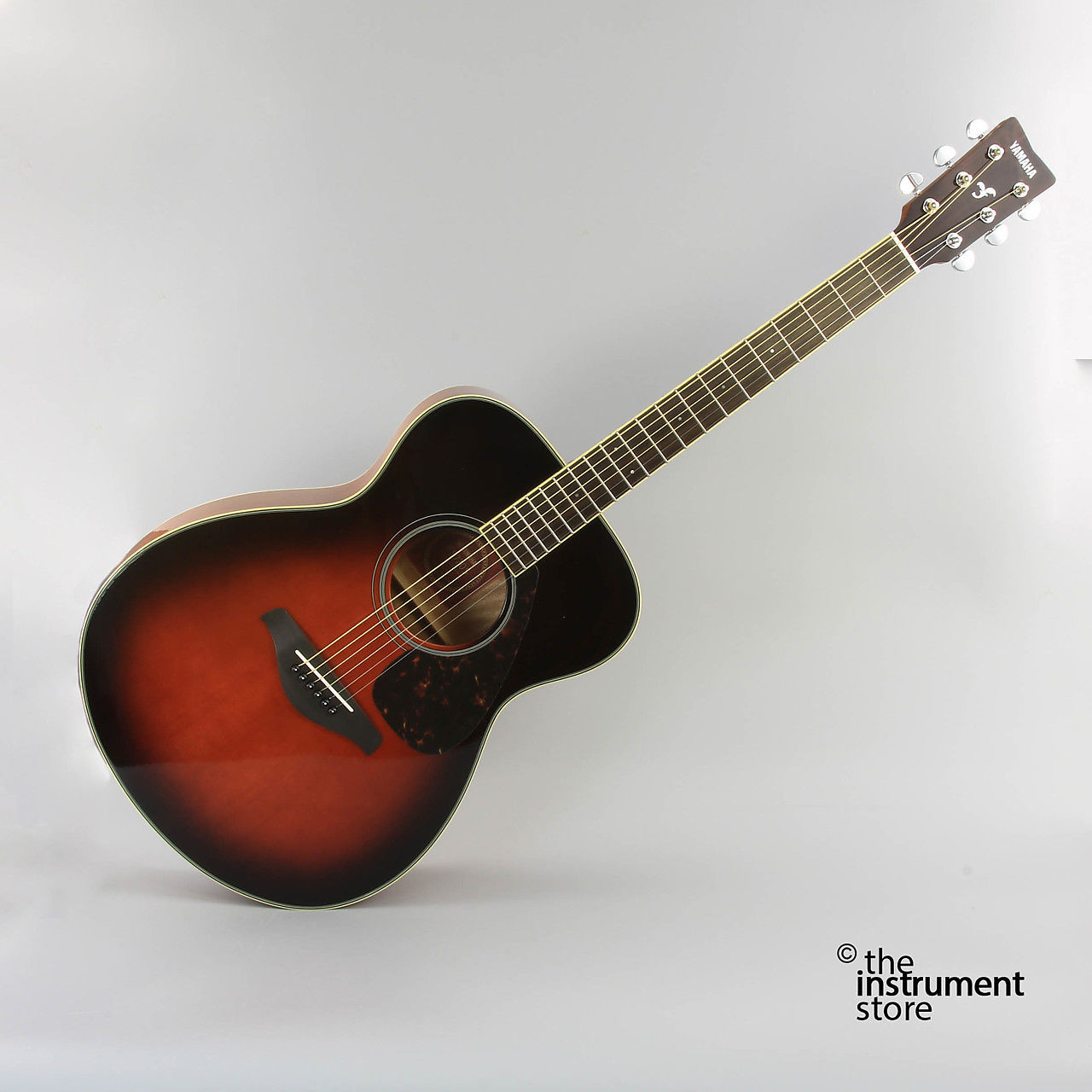 Yamaha FS720S-TBS Solid Spruce Top Folk Acoustic Guitar Tobacco 