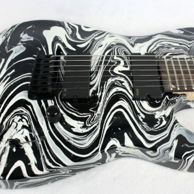 Custom Swirl Painted and Upgraded Jackson JS22-7 With Active EMG's image 9