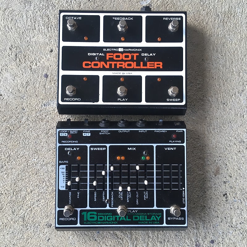 Electro-Harmonix 16 Second Digital Delay Reissue + Foot