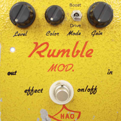 ギター Hao Rumble MOD HAO Rumble Mod. Overdrive Guitar Effect Pedal 1110RMOD1906