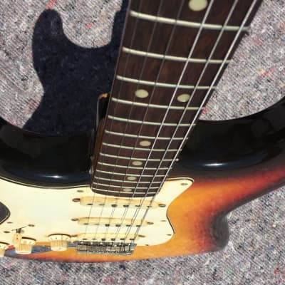 Fender Stratocaster Lefty 1965 Sunburst All original Rare ! image 15