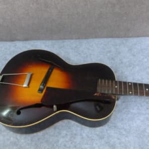 Gibson L 50 Guitar with OHSC Project needs Repair and some Restoration 1934 sunburst image 3